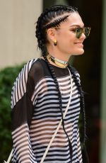 JESSIE JE Out and About in New York 09/03/2015