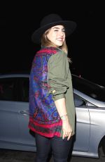 JOANNA JOJO LEVESQUE Night out in Hollywood 09/24/2015