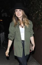 JOANNA JOJO LEVESQUE Night out in Hollywood 09/24/2015