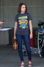 JOEY KING Arrives at Airport in Montreal 09/06/2015