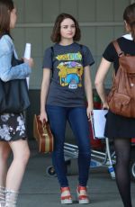 JOEY KING Arrives at Airport in Montreal 09/06/2015