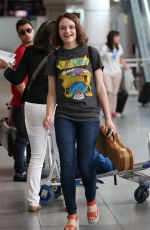 JOEY KING Arrives at Airport in Montreal 09/06/2015