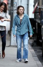 JOEY KING on the Set of Going in Style in New York 09/04/2015