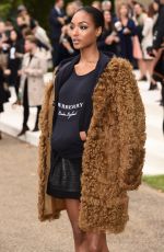 JOURDAN DUNN at Burberry Prorsum Fashion Show in London 09/21/2015
