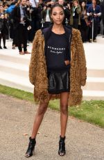 JOURDAN DUNN at Burberry Prorsum Fashion Show in London 09/21/2015