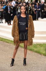 JOURDAN DUNN at Burberry Prorsum Fashion Show in London 09/21/2015