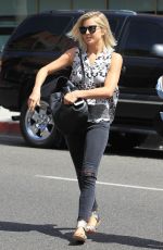 JULIANNE HOUGH at a Nail Salon in Beverly Hills 09/03/2015