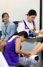 JULIANNE HOUGH at a Nail Salon in Beverly Hills 09/03/2015
