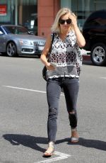 JULIANNE HOUGH at a Nail Salon in Beverly Hills 09/03/2015