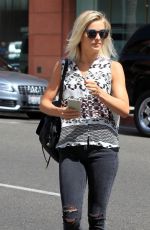 JULIANNE HOUGH at a Nail Salon in Beverly Hills 09/03/2015