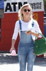 JULIANNE HOUGH in Overalls Out and About in Los Angeles 09/02/2015