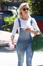 JULIANNE HOUGH in Overalls Out and About in Los Angeles 09/02/2015