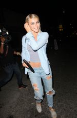 JULIANNE HOUGH in Ripped Jeans Leaves The Nice Guy in West Hollywood 09/22/2015