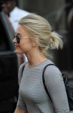 JULIANNE HOUGH Leaves Her Hotel in New York 09/17/2015