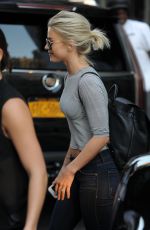 JULIANNE HOUGH Leaves Her Hotel in New York 09/17/2015