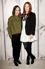 JULIANNE MOORE and ELLEN PAGE at Freeheld AOL Build Speaker Series 09/28/2015