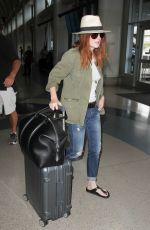 JULIANNE MOORE Arrives at LAX Airport in Los Angeles 09/04/2015