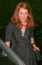JULIANNE MOORE Leaves Giorgio Baldi Restaurant in Santa Monica 09/01/2015