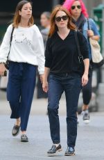 JULIANNE MOORE Out and About in New York 09/22/2015