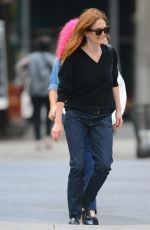 JULIANNE MOORE Out and About in New York 09/22/2015