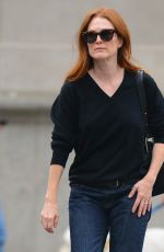 JULIANNE MOORE Out and About in New York 09/22/2015