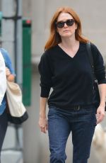 JULIANNE MOORE Out and About in New York 09/22/2015
