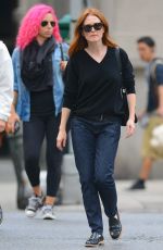 JULIANNE MOORE Out and About in New York 09/22/2015