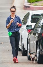 JULIETTE LEWIS Walks Her Dog Out in Los Angeles 09/16/2015