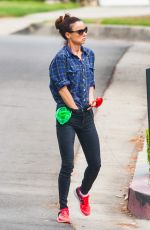 JULIETTE LEWIS Walks Her Dog Out in Los Angeles 09/16/2015