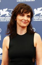 JULIEYYE BINOCHE at The Wait Photocall at 2015 Venic Film Festival
