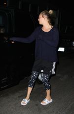 KALEY CUOCO Leaves a Late Yoga Session 09/24/2015