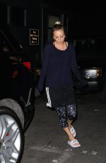 KALEY CUOCO Leaves a Late Yoga Session 09/24/2015