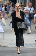 KARLIE KLOSS Out and About in New York 09/01/2015
