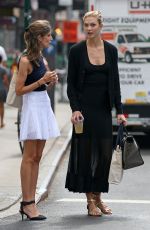 KARLIE KLOSS Out and About in New York 09/01/2015