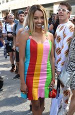 KAT GRAHAM at Jeremy Scott Fashion Show in New York 09/14/2015