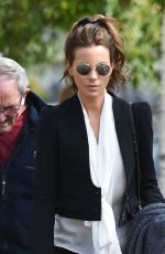KATE BECKINSALE Arrives at Heathrow Airport in London 09/24/2015