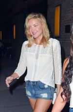 KATE HUDSON in Shorts Out in New York 09/04/2015