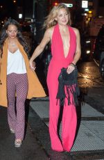 KATE HUDSON Leaves a Nighclub in New York 09/10/2015
