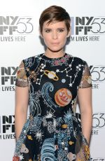 KATE MARA at The MArtian Premiere at 2015 New York Film Festival 09/27/2015