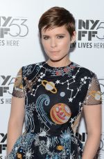 KATE MARA at The MArtian Premiere at 2015 New York Film Festival 09/27/2015