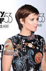 KATE MARA at The MArtian Premiere at 2015 New York Film Festival 09/27/2015