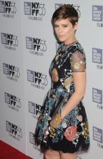 KATE MARA at The MArtian Premiere at 2015 New York Film Festival 09/27/2015