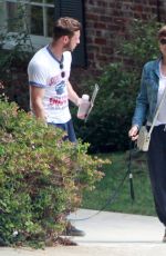 KATE MARA Checking Out a House for Sale in Los Angeles 09/04/2015