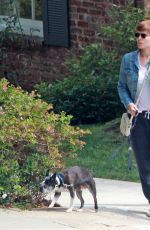 KATE MARA Checking Out a House for Sale in Los Angeles 09/04/2015