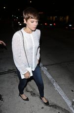 KATE MARA Leaves Gracias Madre Restaurant in West Hollywood 09/03/2015