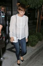 KATE MARA Leaves Gracias Madre Restaurant in West Hollywood 09/03/2015
