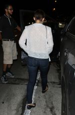 KATE MARA Leaves Gracias Madre Restaurant in West Hollywood 09/03/2015