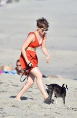 KATE MARA on a Beach in Malibu 08/30/2015