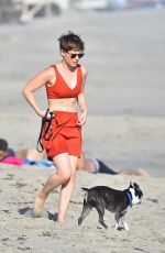 KATE MARA on a Beach in Malibu 08/30/2015