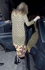 KATE MOSS Leaves Chiltern Firehouse in London 09/11/2015